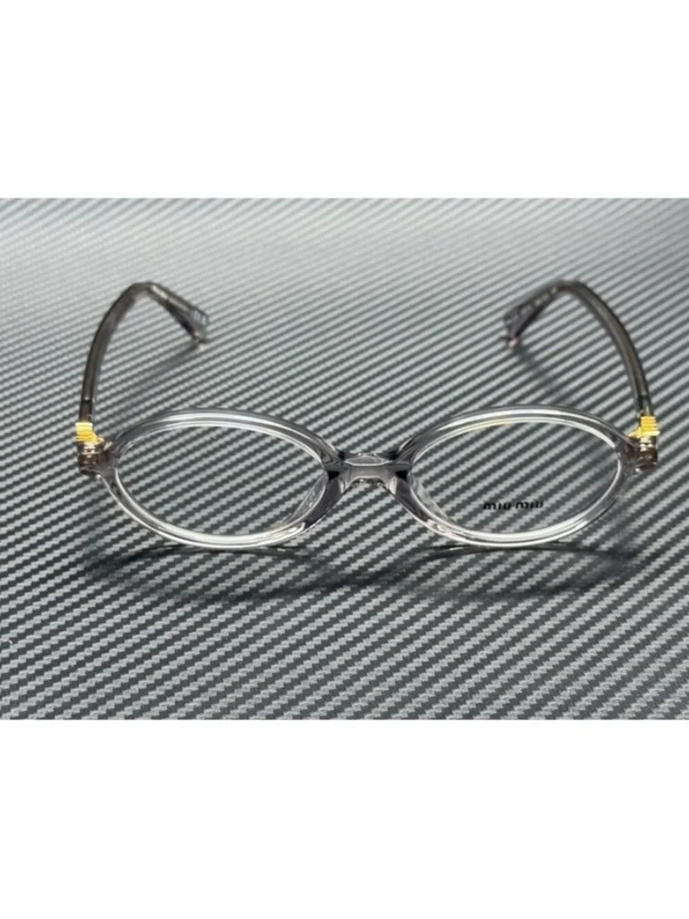 New Miu Miu Women Mauve Transparent Eyeglasses 50-18-140